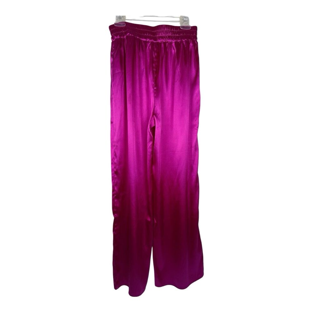 Band of Gypsies Pants Size Medium Hot Pink Fuchsia Satin Feel NWT